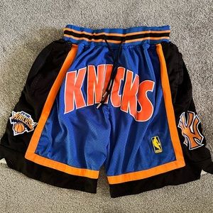 JUST DON NYK BASKETBALL SHORTS
